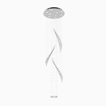 Светильник каскад «Инесса» 9xLED хром 6960250 см BayerLux