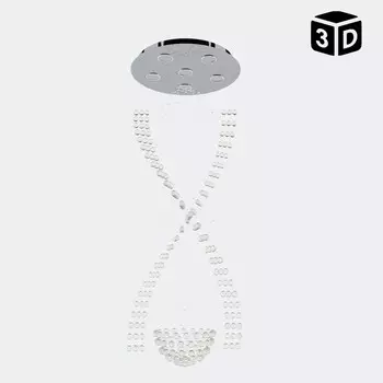 Светильник каскад «Изольда» 6xLED хром 5050155 см BayerLux
