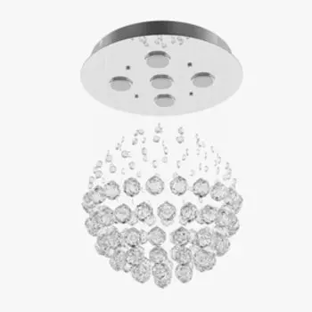 Светильник каскад Лавиния GU10 40Вт хром 45х45х60 см