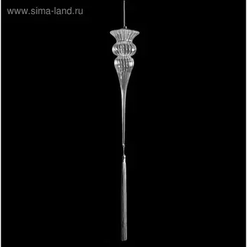 Светильник KI 1x60Вт Е14 хром 12x12x154см