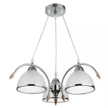 Светильник "Киан" 3хЕ27 40Вт серебро 51х51х60 см BayerLux