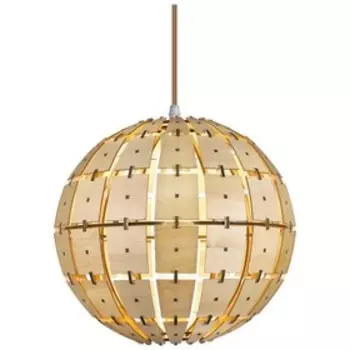 Светильник «Клара», 1x60Вт E27, натуральный, золото 30x30x150 см