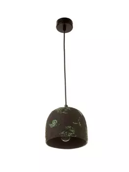 Светильник «Кон» 140 Вт Е27 черный/зеленый 17.517.515+120 см