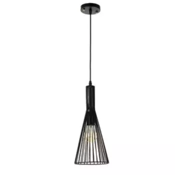 Светильник "Конус" 1х40Вт E27 черный 15,5х15,5х110 см.