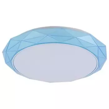 Светильник «Кристалл», 1x72Вт LED голубой 50x50x7 см