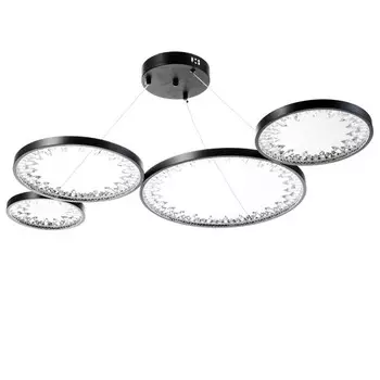 Светильник «Кристалл» LED 130 Вт 3000-6000К черный 9655100 см BayerLux