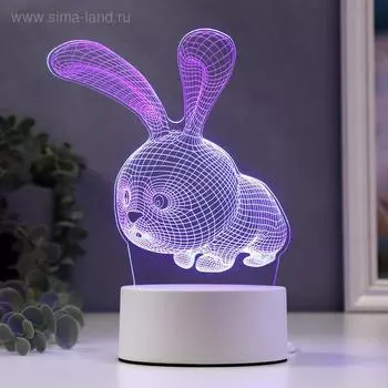 Светильник «Кролик» LED RGB от сети 9.51419 см RISALUX