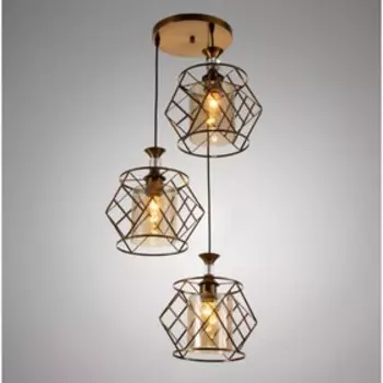 Светильник BayerLux "Куара" 3хE27 40Вт золото 40х40х100 см