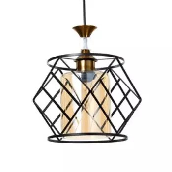 Светильник BayerLux "Куара" E27 40Вт черный 28х28х19-119 см