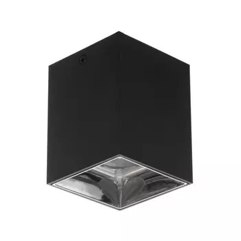 Светильник «Кубик» LED 4000К 10 Вт DIM220 черный серебро 7.57.59.5 см
