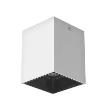 Светильник «Кубик» LED 4000К 10 Вт DIM220 белый черный 7.57.59.5 см