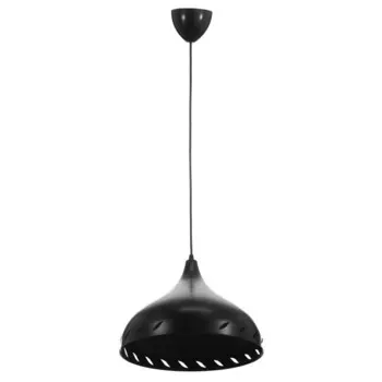 Светильник BayerLux Купол-2 1х40Вт Е14 черный 35х35х84см