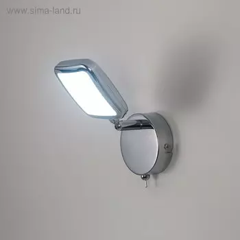 Светильник Квадро, 5Вт LED, 350Lm, 4000K, хром