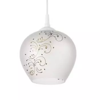 Светильник BayerLux Ладера "Узор" 1 лампа E27 40Вт белый
