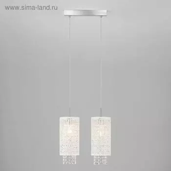 Светильник Laguna, 2x60Вт E14, цвет хром