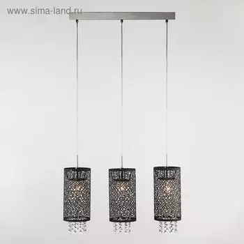 Светильник Laguna, 3x60Вт E14, цвет хром