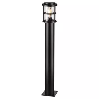 Светильник ландшафтный Odeon Light. Magus, 1х60Вт, E27, 1000х157х157 мм, цвет чёрный, стекло
