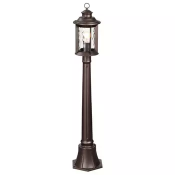 Светильник ландшафтный Odeon Light. Mavret, 1х60Вт, E27, 1076х230х170 мм, цвет темно-коричневый, прозрачный