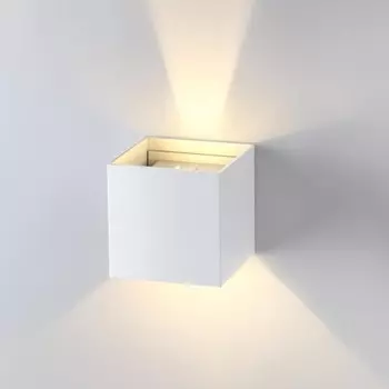 Светильник ландшафтный светодиодный Novotech. Calle, 6Вт, Led, 100х100х100 мм, цвет белый