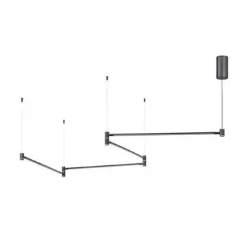 Светильник Laser, 56Вт LED, 3000K, 3360lm, цвет чёрный, золото