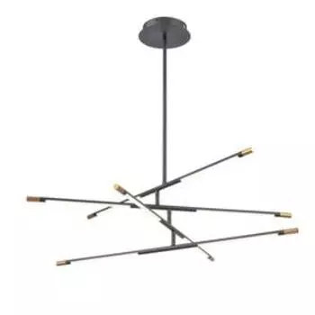 Светильник Laser, 56Вт LED, 3000K, 3360лм, цвет чёрный, золото