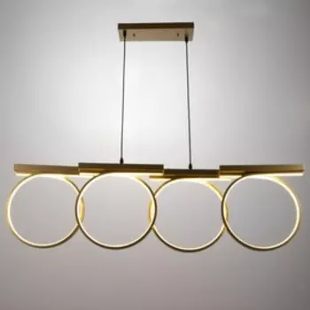 Светильник Лесла LED 100Вт 3000К золото 118х11,5х148 см