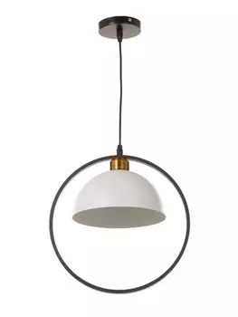 Светильник «Лили» 140 Вт Е27 белый/черный 301830(+100)см