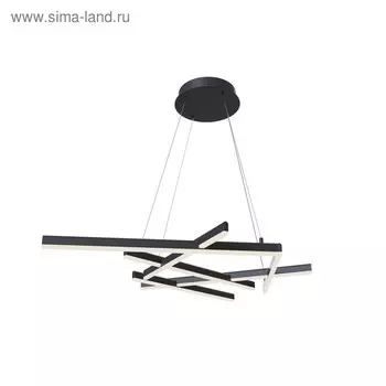 Светильник подвесной Maytoni MOD016PL-L75B4K, 6хLED, 75Вт, 66х101х120 см, 3500Лм, цвет чёрный