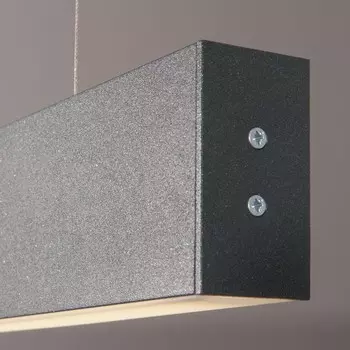 Светильник линейный подвесной, односторонний Elektrostandard, Grand, 53 см, 20W, 4200K, цвет чёрная шагрень