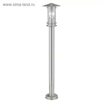 Светильник LISIO, 60Вт, E27, IP44, цвет нержавеющая сталь