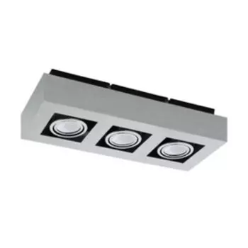 Светильник LOKE 1, 3x3Вт GU10, 3000K, 540лм, цвет черный