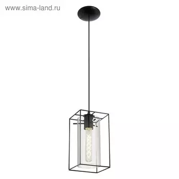 Светильник LONCINO 1x60Вт E27, чёрный 15x15x110 см