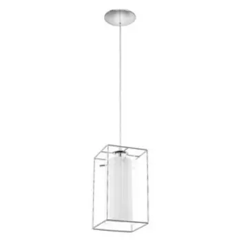 Светильник LONCINO 1x60Вт E27, хром 15x15x110 см