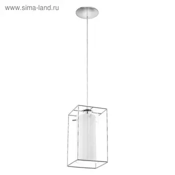 Светильник LONCINO 1x60Вт E27, хром 15x15x110 см