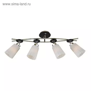 Светильник "Лора" 4x75Вт E27 хром 85,5x15x22см