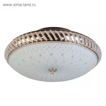 Светильник Loreen 4x40Вт E14 золотой 43x43x19см