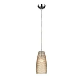 Светильник Lucky, 1x60Вт E27, цвет янтарный