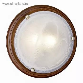 Светильник LUFE WOOD 2x100Вт E27 бронза, коричневый