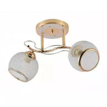 Светильник LV 9209/2, 60Вт E27, цвет золото, белый