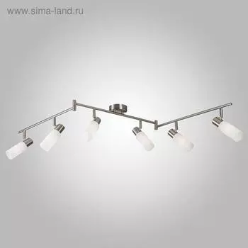 Светильник Madison, 6x40Вт E14, цвет никель