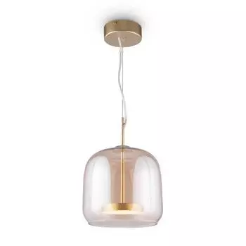 Светильник подвесной Maytoni MOD128PL-L6AM, 1хLED, 6Вт, 23х23х164 см, 350Лм, цвет бронза