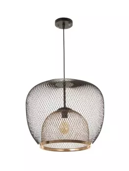 Светильник потолочный BayerLux Margarethe, 140 Вт, Е27, черный/золото, 353536 см