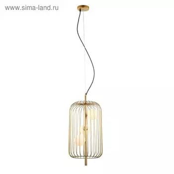 Светильник Margarita, 3x25Вт G9, цвет золото