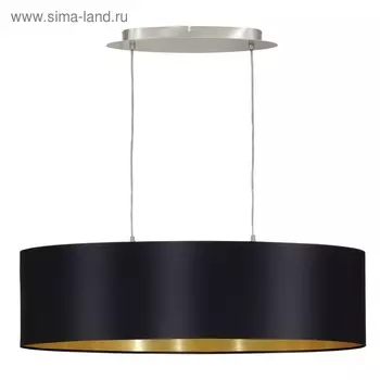 Светильник MASERLO 2x60Вт E27 никель 78x78x110см