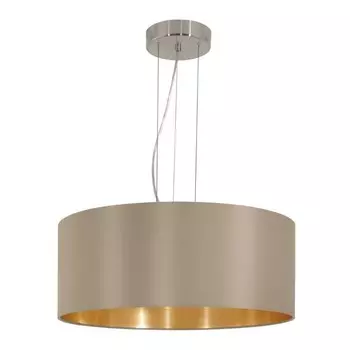 Светильник MASERLO, 3x60Вт E27, цвет никель