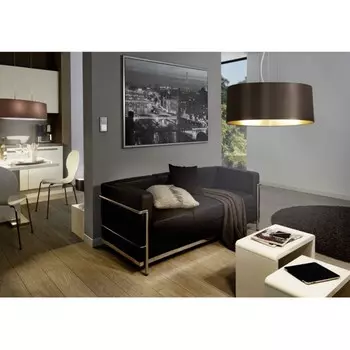 Светильник MASERLO 3x60Вт E27 никель 53x53x110см