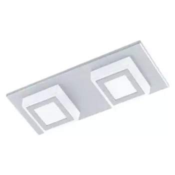 Светильник MASIANO, 2x3,3Вт LED, 3000K, 680лм, цвет никель