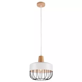 Светильник MD.0913-1-P WH+BK, 1x60Вт E27, цвет коричневый