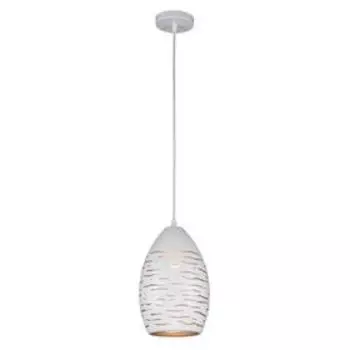 Светильник MD.2923-1-P WH+SL, 1x60Вт E27, цвет белый