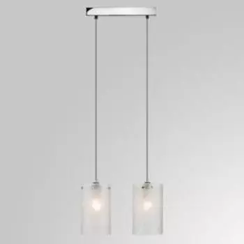 Светильник Melia, 2x60Вт E27, цвет хром